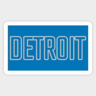 Detroit Lions Colors FRONT PRINT Sticker